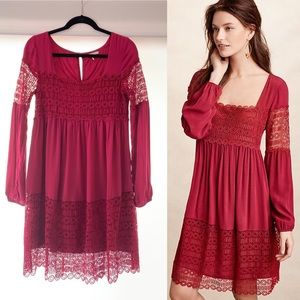 Anthropologie Floreat Aveline Lace Dress